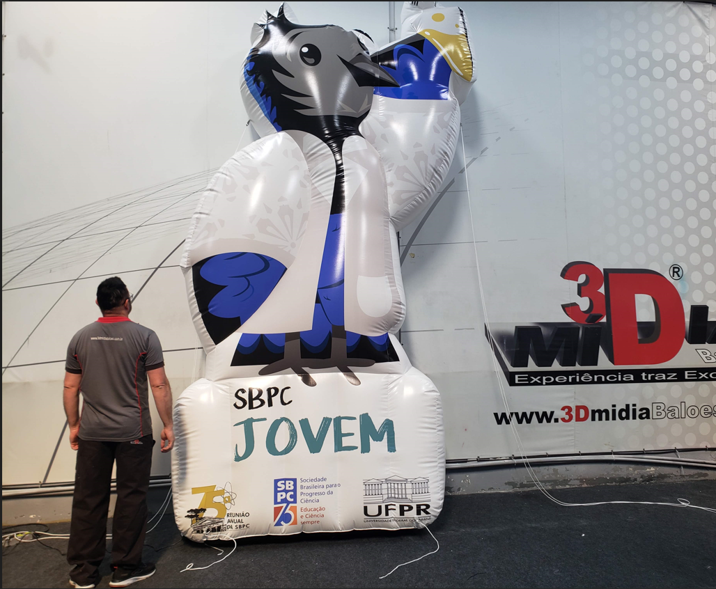 mascote inflavel